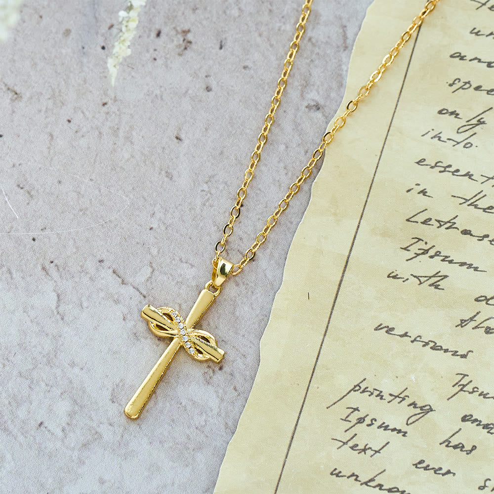 Christianartworkshop Möbius Cross & Zircon Necklaces: Smooth Comfort with Sacred Symbolism - image 3