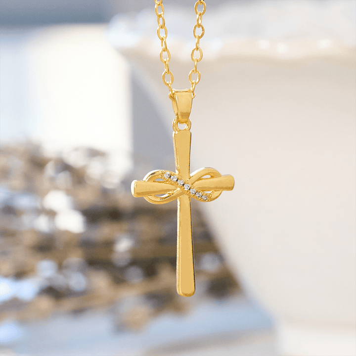 Christianartworkshop Möbius Cross & Zircon Necklaces: Smooth Comfort with Sacred Symbolism - image 2