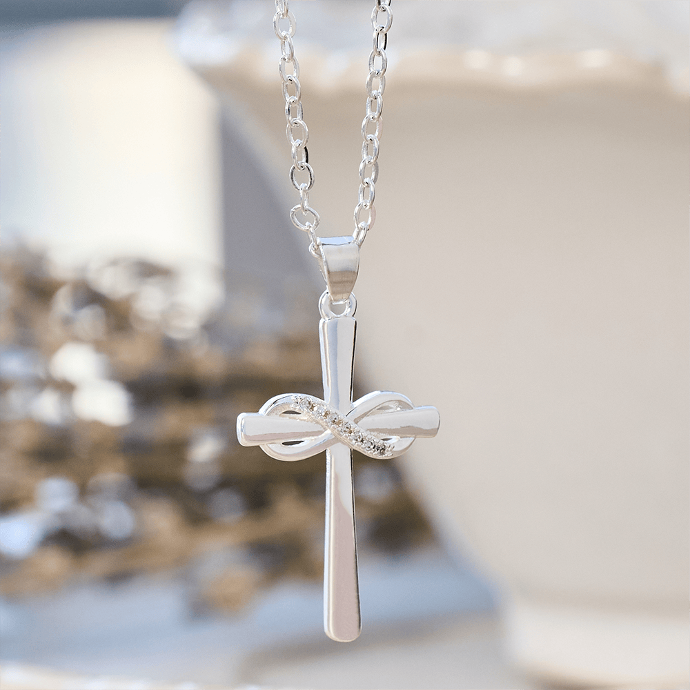 Christianartworkshop Möbius Cross & Zircon Necklaces: Smooth Comfort with Sacred Symbolism - image 5