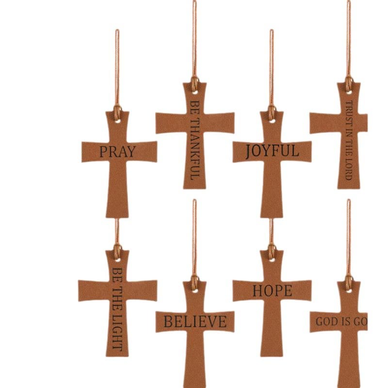 Christianartworkshop Meaningful Phrase Leather Bookmarks: Quiet Reminder of Gentle Hope - image 4