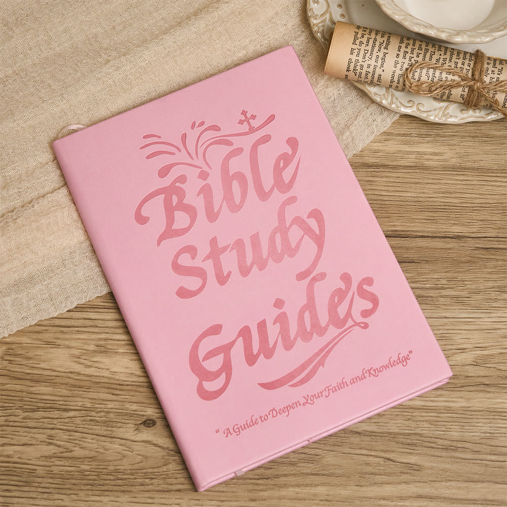Christianartworkshop Dual-Color Bible Study Guide: Durable Comfort with Sacred Symbolism - Pink - image 0