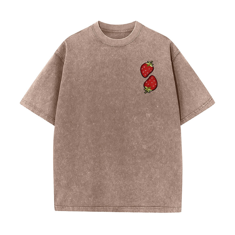 Christianartworkshop Fruit Of The Spirit Double Sided Unisex Washed T-shirt - image 22