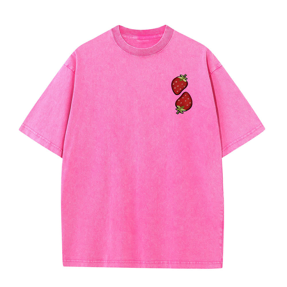 Christianartworkshop Fruit Of The Spirit Double Sided Unisex Washed T-shirt - image 18