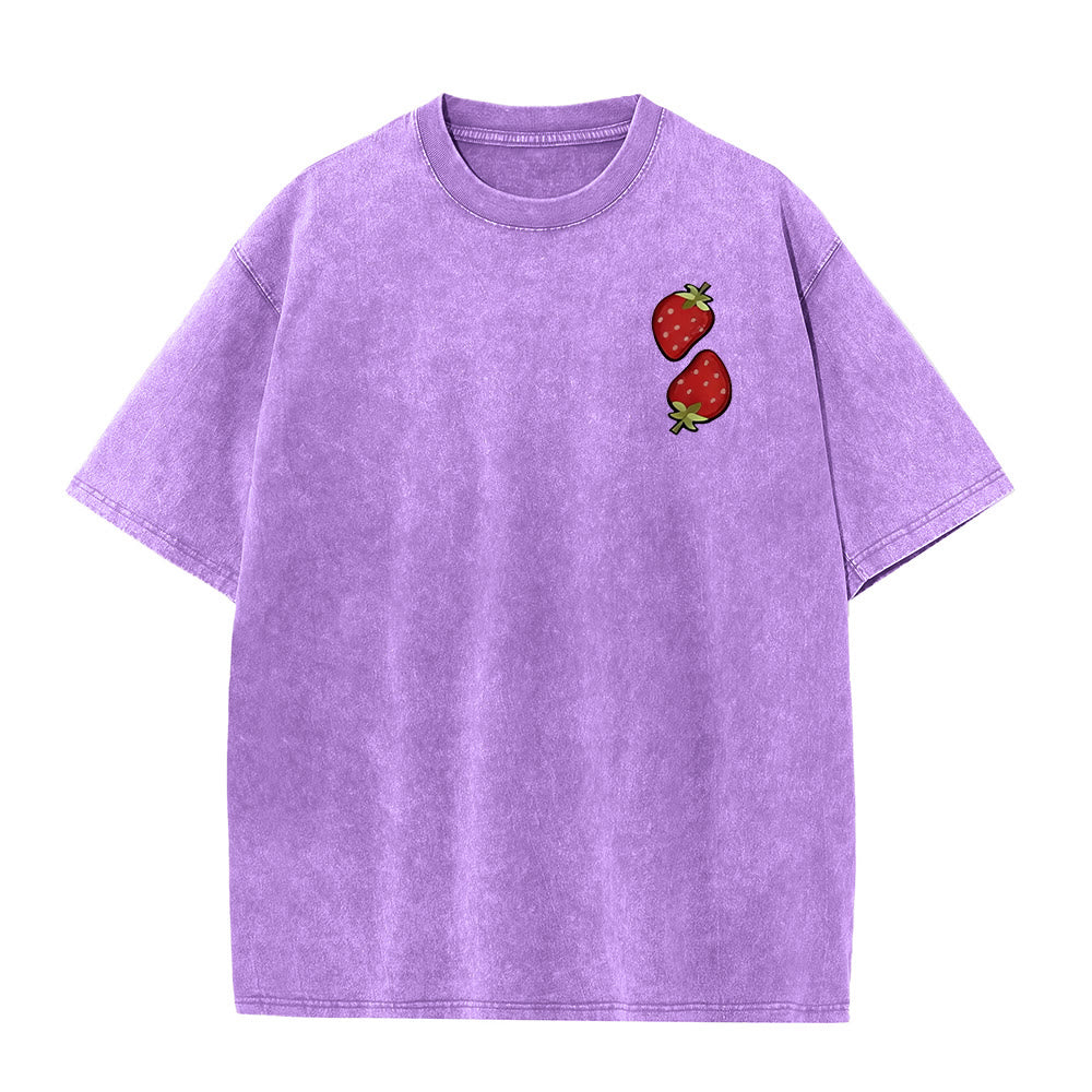 Christianartworkshop Fruit Of The Spirit Double Sided Unisex Washed T-shirt - image 12