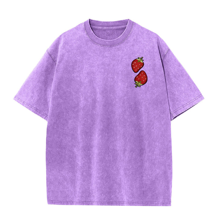 Christianartworkshop Fruit Of The Spirit Double Sided Unisex Washed T-shirt - image 12