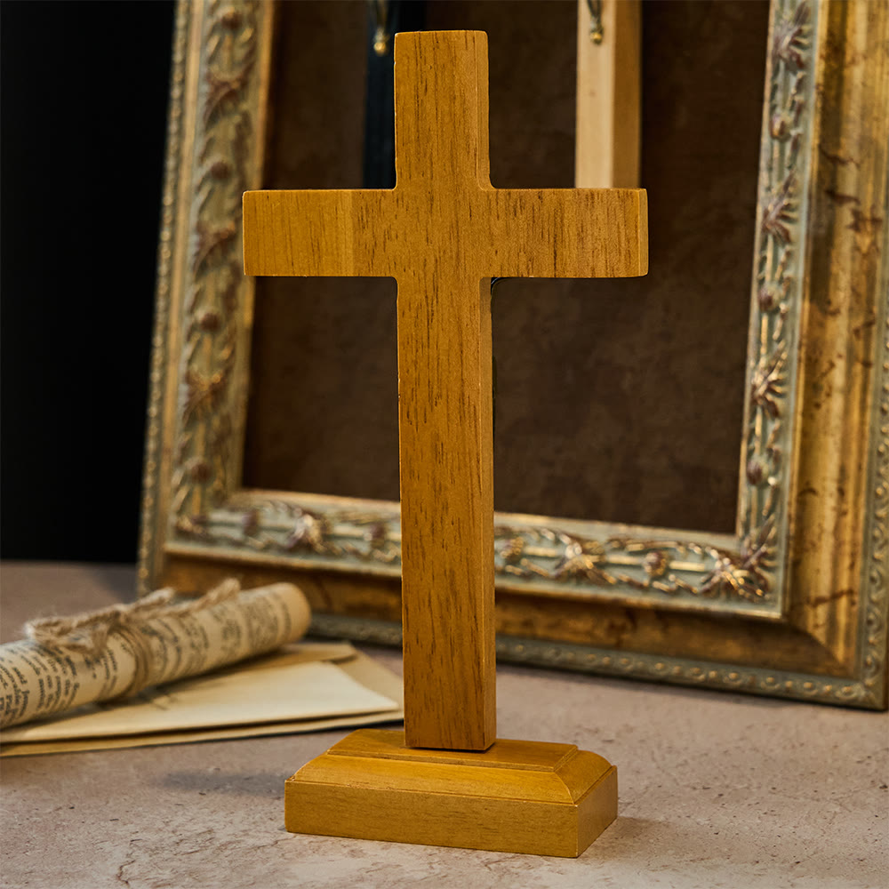 Christianartworkshop Redemptive Love Crucifix Desktop Decor: His Gift in Quiet Style - image 3