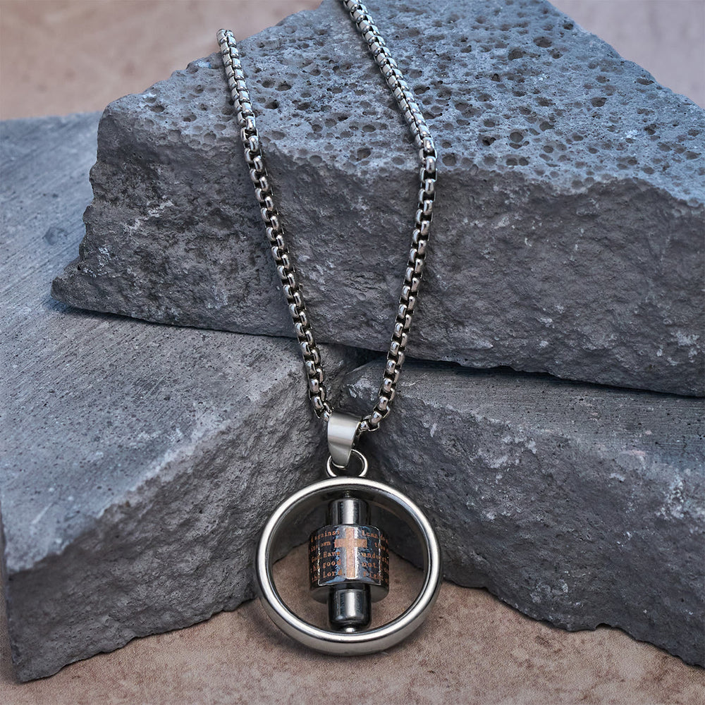 FREE Today: Rotating Cross Scripture Necklace: Constant Faith Companion for Wearers - image 1
