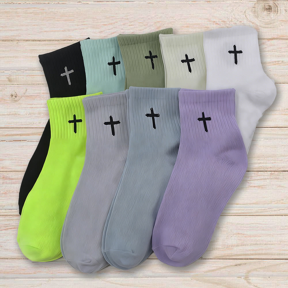 Christianartworkshop Subtle Cross Socks: Faith on Your Feet - image 1