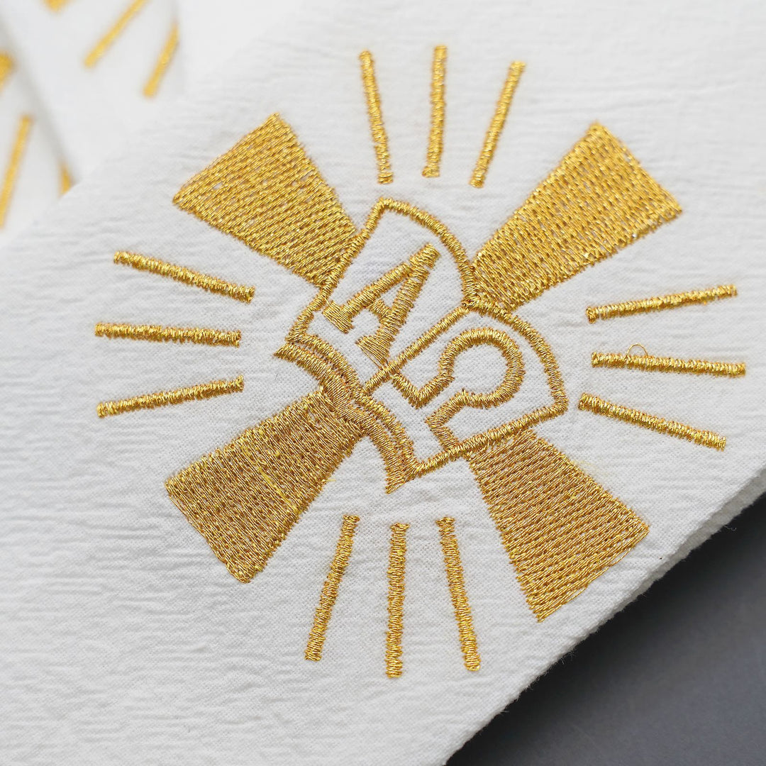 Christianartworkshop Sacred Embroidered Handkerchief: Faith in Every Stitch - image 13