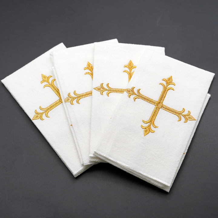 Christianartworkshop Sacred Embroidered Handkerchief: Faith in Every Stitch - F - 4 Pieces - image 26