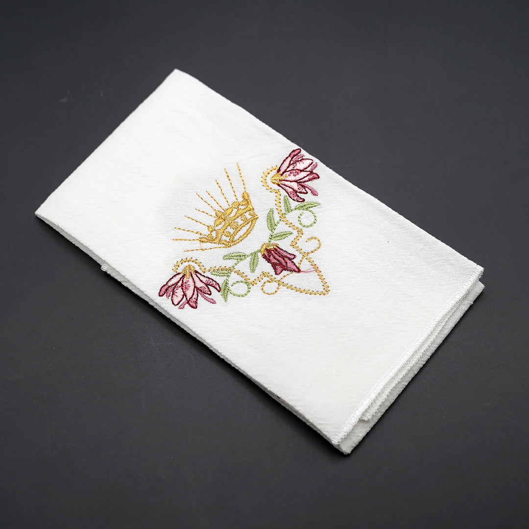 Christianartworkshop Sacred Embroidered Handkerchief: Faith in Every Stitch - B - 1 Piece - image 7