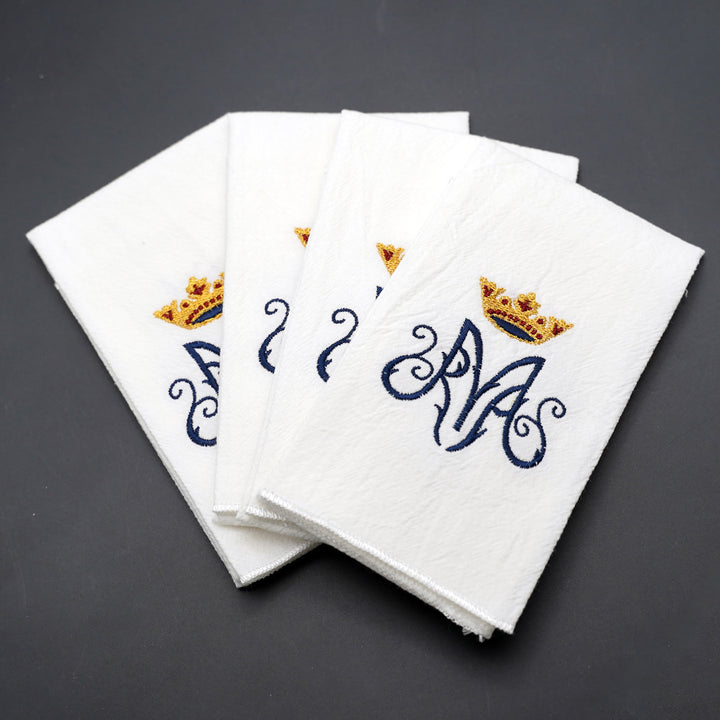 Christianartworkshop Sacred Embroidered Handkerchief: Faith in Every Stitch - A - 4 Pieces - image 5