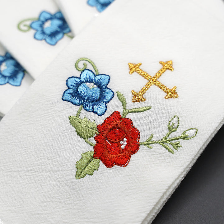 Christianartworkshop Sacred Embroidered Handkerchief: Faith in Every Stitch - image 33