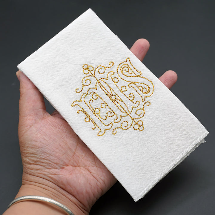 Christianartworkshop Sacred Embroidered Handkerchief: Faith in Every Stitch - image 16