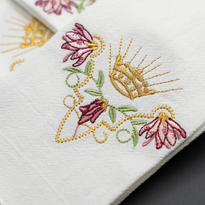 Christianartworkshop Sacred Embroidered Handkerchief: Faith in Every Stitch - image 9