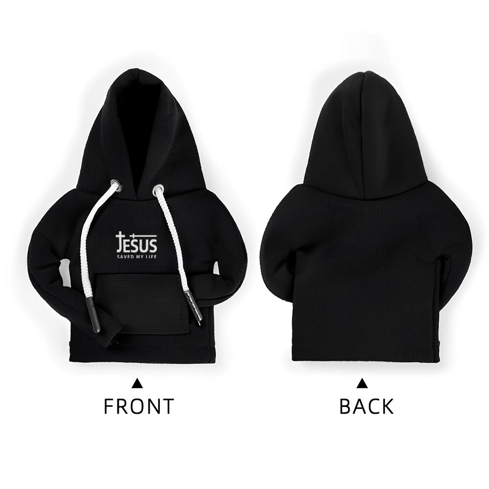 Christianartworkshop Jesus Saved My Life Hoodie Car Shift Cover: A Bold Statement of Faith - image 7