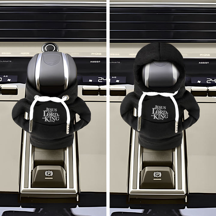 Christianartworkshop Jesus Lord and King Hoodie Car Shift Cover: A Royal Declaration - image 2