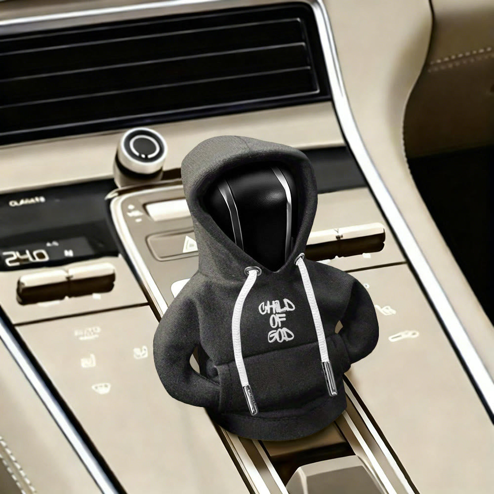 Christianartworkshop Child of God Hoodie Car Shift Cover: A Declaration of Identity - Black - image 5