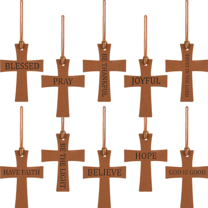 Christianartworkshop Meaningful Phrase Leather Bible Bookmarks: Quiet Reminder of Gentle Hope - image 4