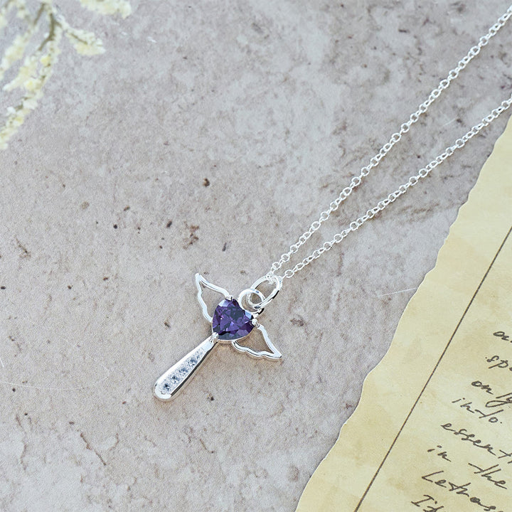 Christianartworkshop Angel Cross & Zircon Necklaces: Soft Comfort with Sacred Symbolism - image 6