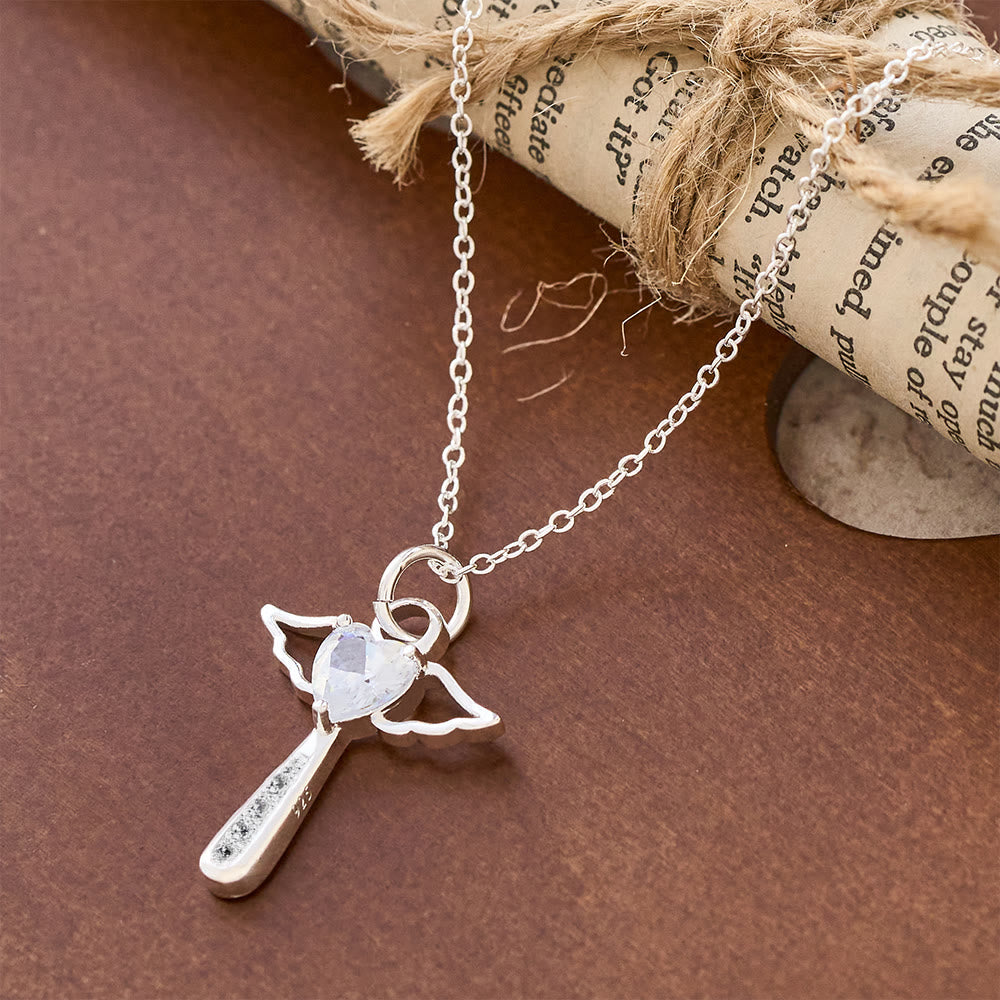 Christianartworkshop Angel Cross & Zircon Necklaces: Soft Comfort with Sacred Symbolism - image 3