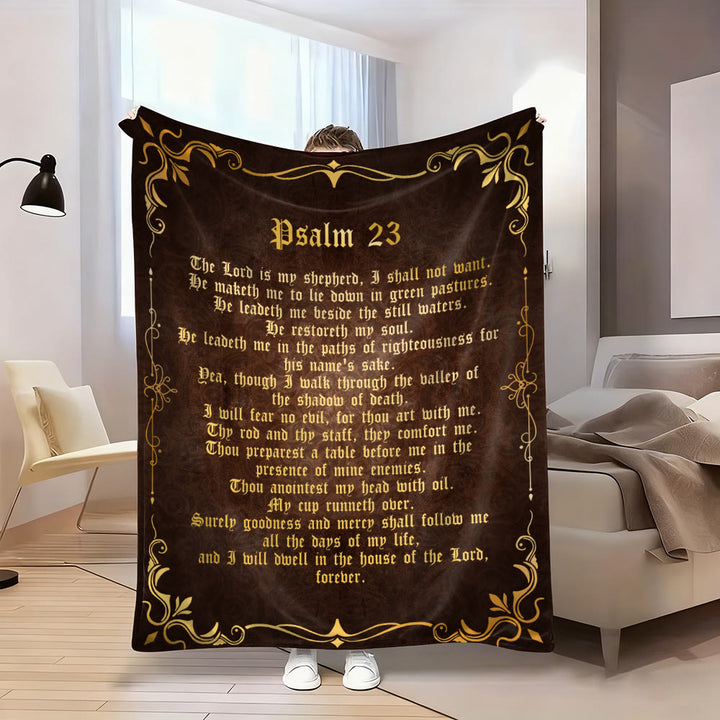 Christianartworkshop Psalm 23 Lord is My Shepherd Tapestry: His Peace in Your Space - 59''*78.74''/150*200cm - image 0