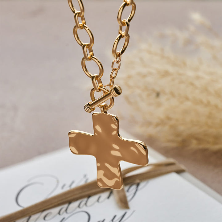 Christianartworkshop Hammered Cross Series Necklace: Contemporary Faith & Stylish Devotion - image 6