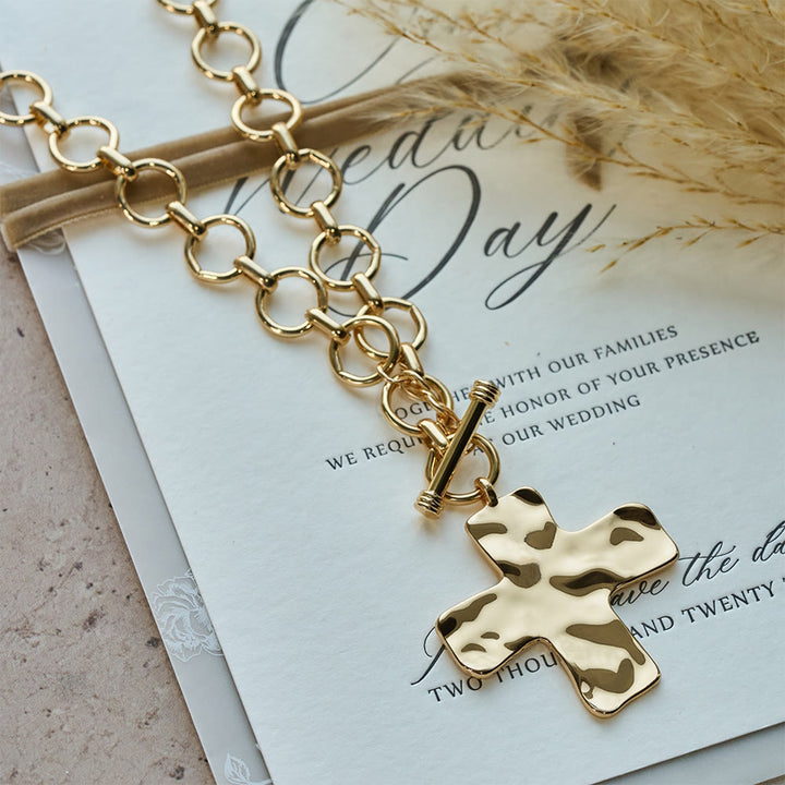 Christianartworkshop Hammered Cross Series Necklace: Contemporary Faith & Stylish Devotion - image 7