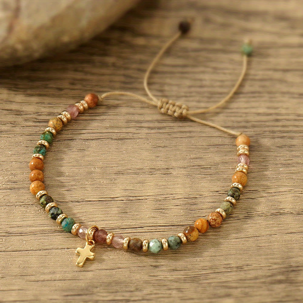 FREE Today: Natural Stone & Cross Bracelet with Bible Card Series: Tender Devotion for Special Moments - image 4