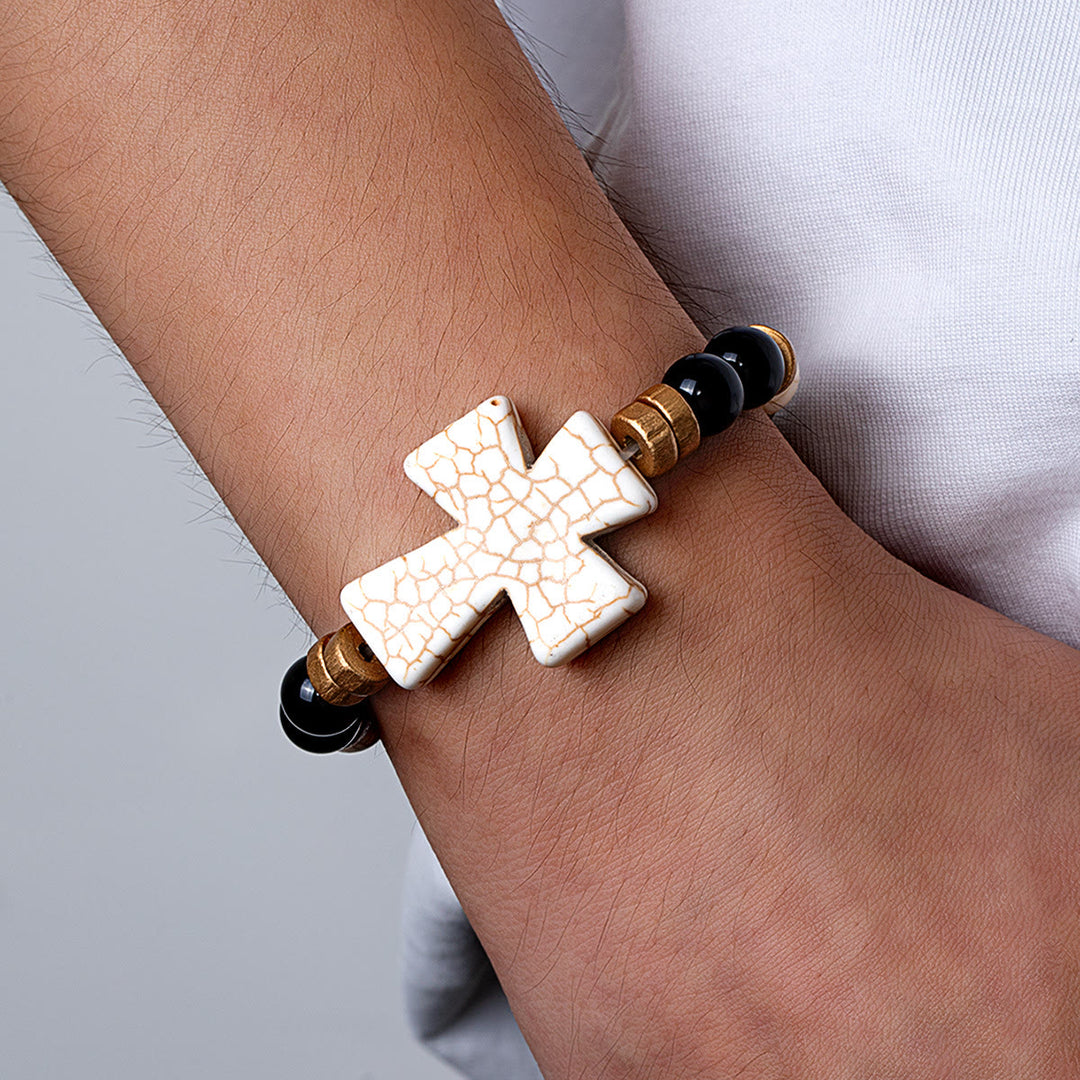 Christianartworkshop Multi-Style Textured Acrylic Cross Bracelet: Bold Devotion for Daily Wear - image 10