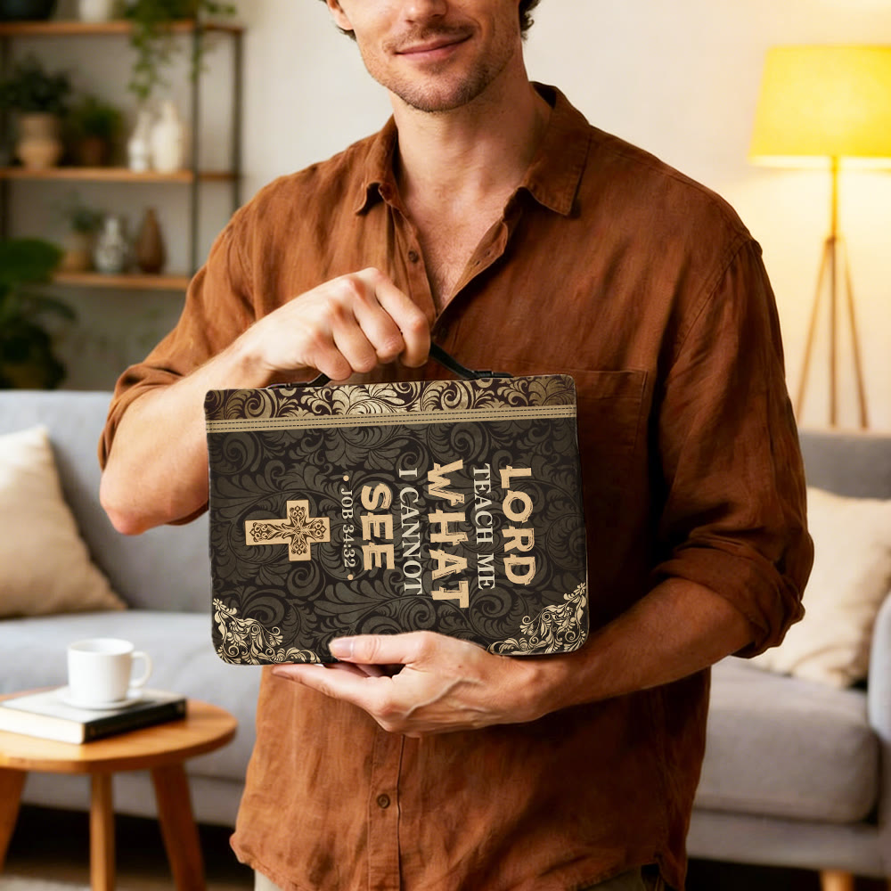 Christianartworkshop Job 34:32 Scripture Bible Cover: Quiet Reminder of Faith & Wisdom - image 2