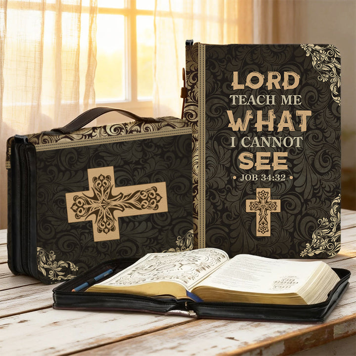 Christianartworkshop Job 34:32 Scripture Bible Cover: Quiet Reminder of Faith & Wisdom - image 3