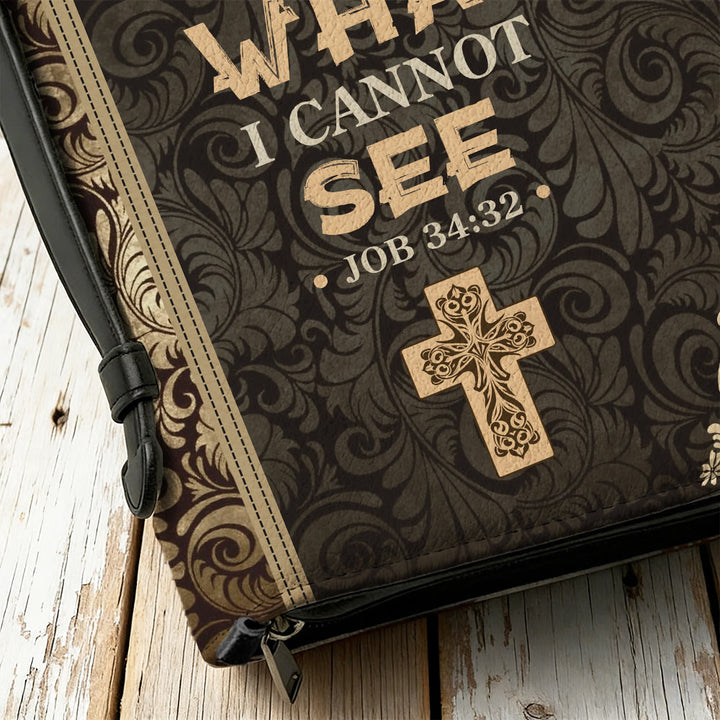Christianartworkshop Job 34:32 Scripture Bible Cover: Quiet Reminder of Faith & Wisdom - image 6