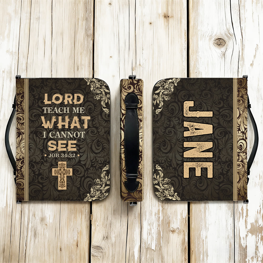 Christianartworkshop Job 34:32 Scripture Bible Cover: Quiet Reminder of Faith & Wisdom - image 8