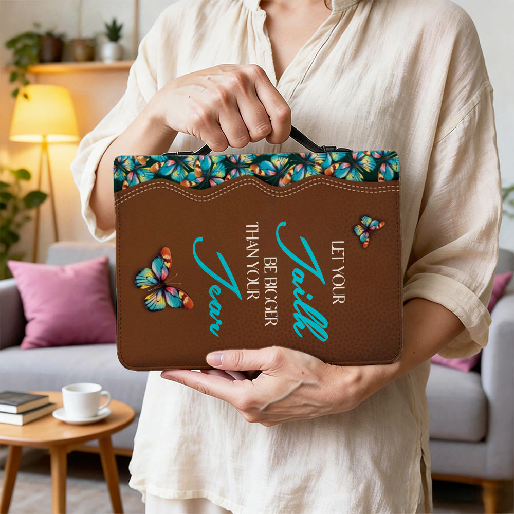 Christianartworkshop Butterfly & Faith Bible Cover: Quiet Reminder of Hope & Resilience - image 1