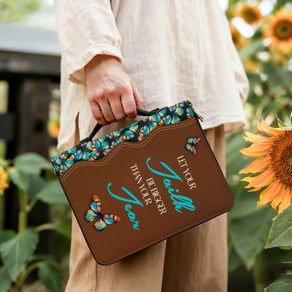 Christianartworkshop Butterfly & Faith Bible Cover: Quiet Reminder of Hope & Resilience - image 2