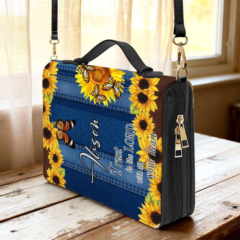 Christianartworkshop Psalm 46:10 Sunflower Bible Cover: Quiet Reminder of Trust & Faithfulness - image 6