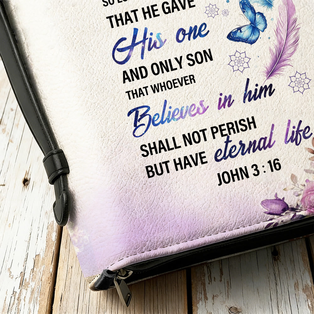 Christianartworkshop John 3:16 Cross Bible Cover: Tender Love for His Word - image 10