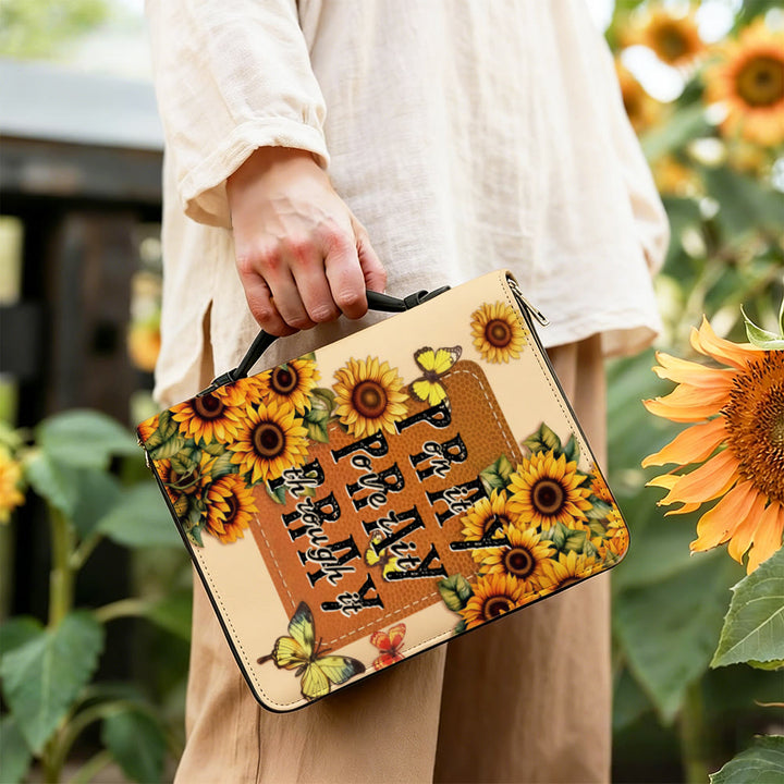 Christianartworkshop Pray Through It Sunflower Bible Cover: Persistent Faith for His Word - image 3
