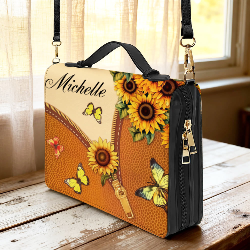 Christianartworkshop Pray Through It Sunflower Bible Cover: Persistent Faith for His Word - image 4