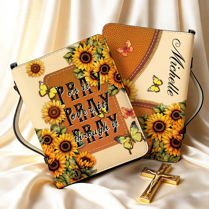 Christianartworkshop Pray Through It Sunflower Bible Cover: Persistent Faith for His Word - image 7