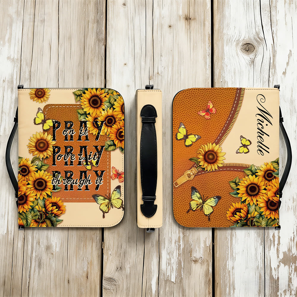 Christianartworkshop Pray Through It Sunflower Bible Cover: Persistent Faith for His Word - image 9