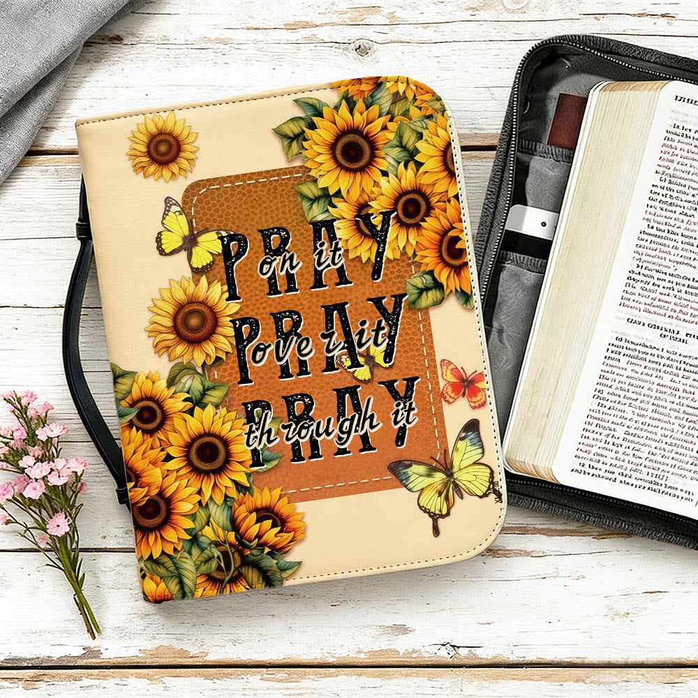 Christianartworkshop Pray Through It Sunflower Bible Cover: Persistent Faith for His Word - image 8