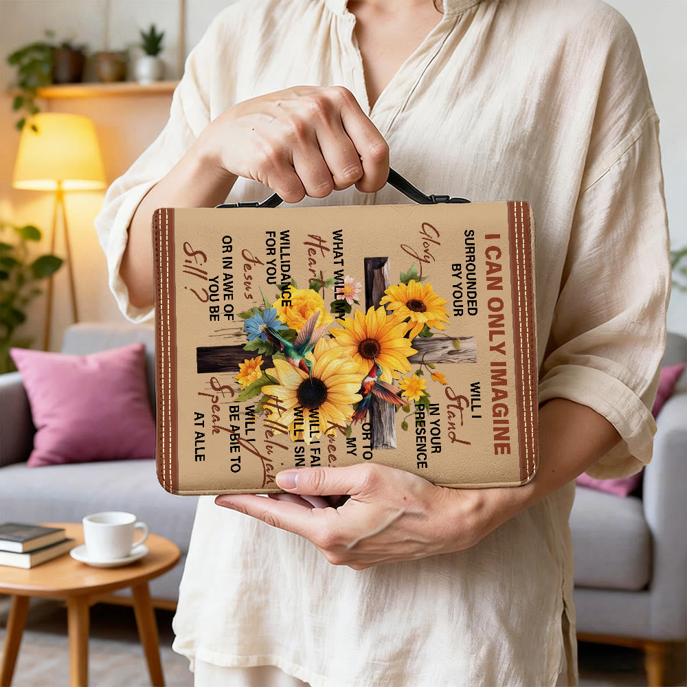 Christianartworkshop I Can Only Imagine Sunflower Bible Cover: Awe for His Glory - image 2
