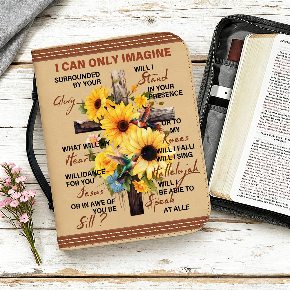 Christianartworkshop I Can Only Imagine Sunflower Bible Cover: Awe for His Glory - image 8