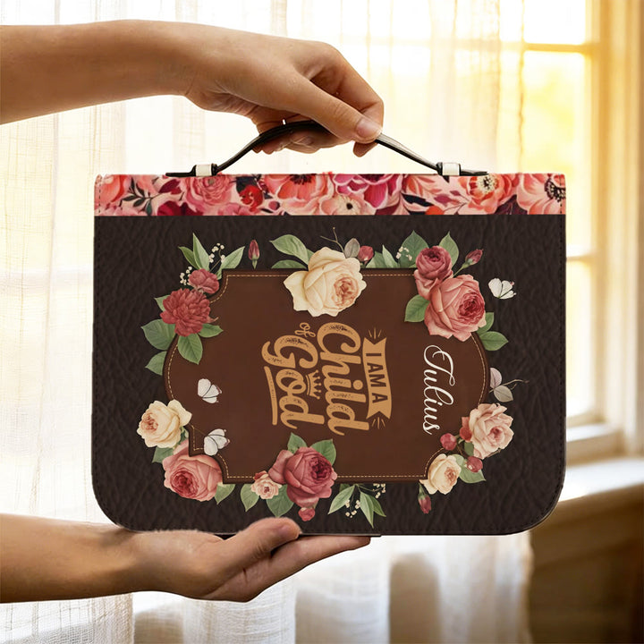 Christianartworkshop I Am a Child of God Cross Bible Cover: Tender Identity for His Word - image 2