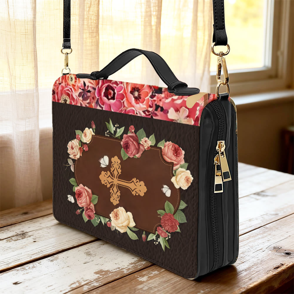 Christianartworkshop I Am a Child of God Cross Bible Cover: Tender Identity for His Word - image 5