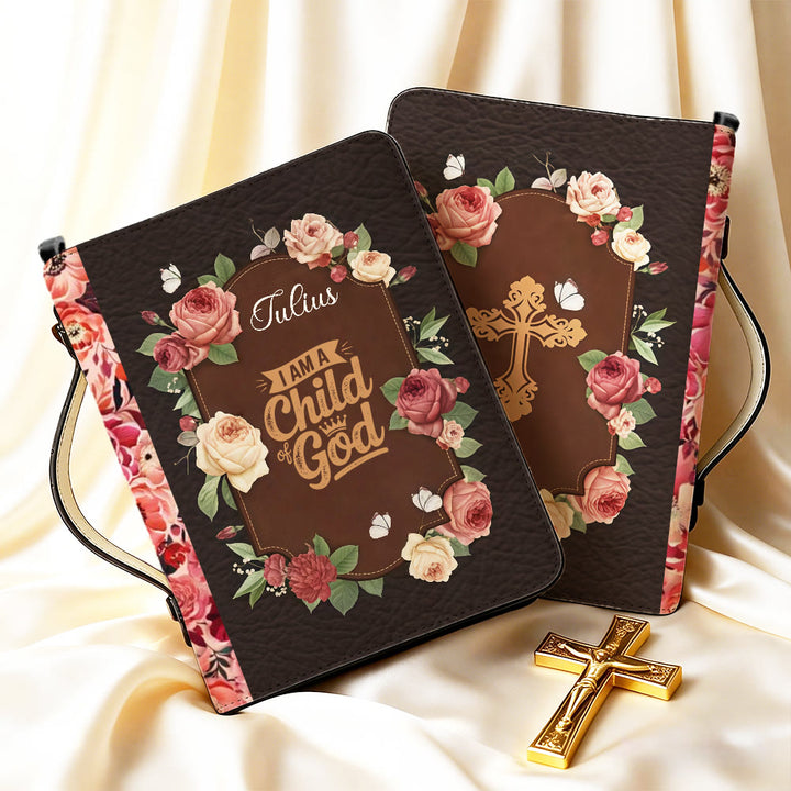 Christianartworkshop I Am a Child of God Cross Bible Cover: Tender Identity for His Word - image 6