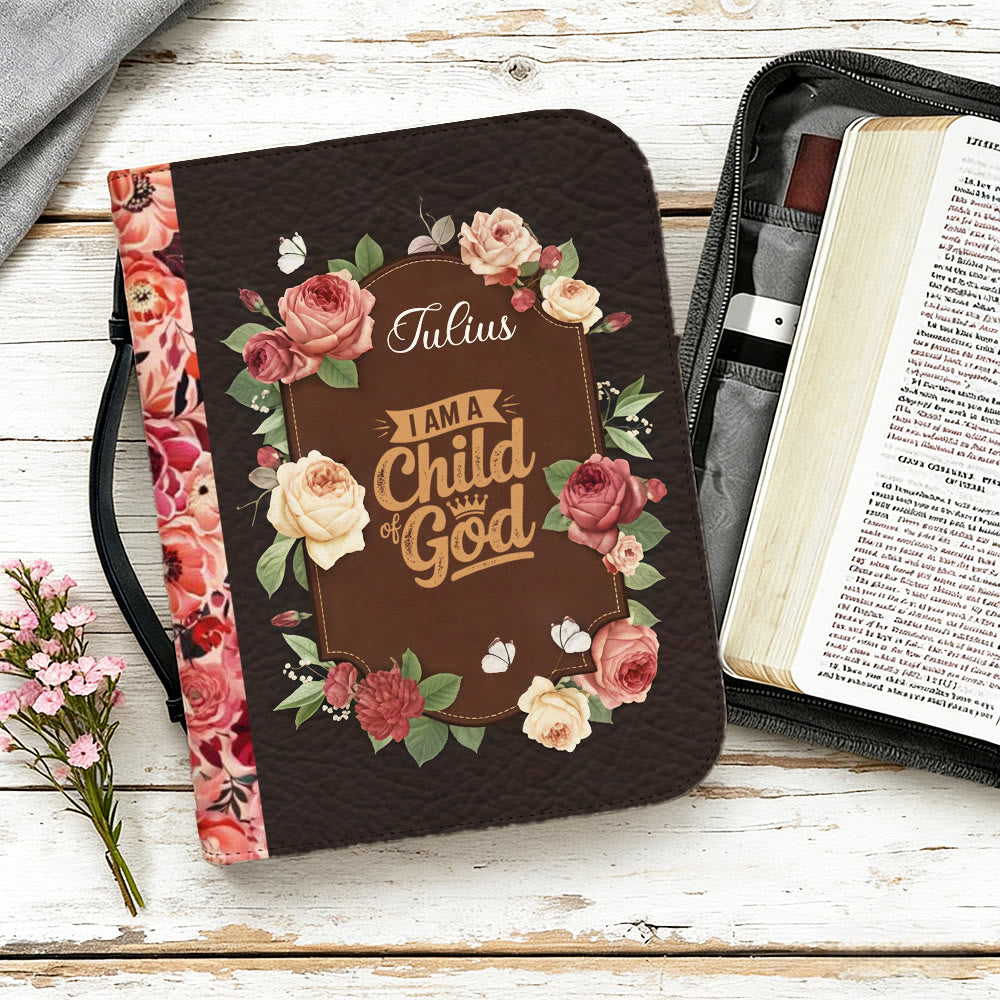 Christianartworkshop I Am a Child of God Cross Bible Cover: Tender Identity for His Word - image 8