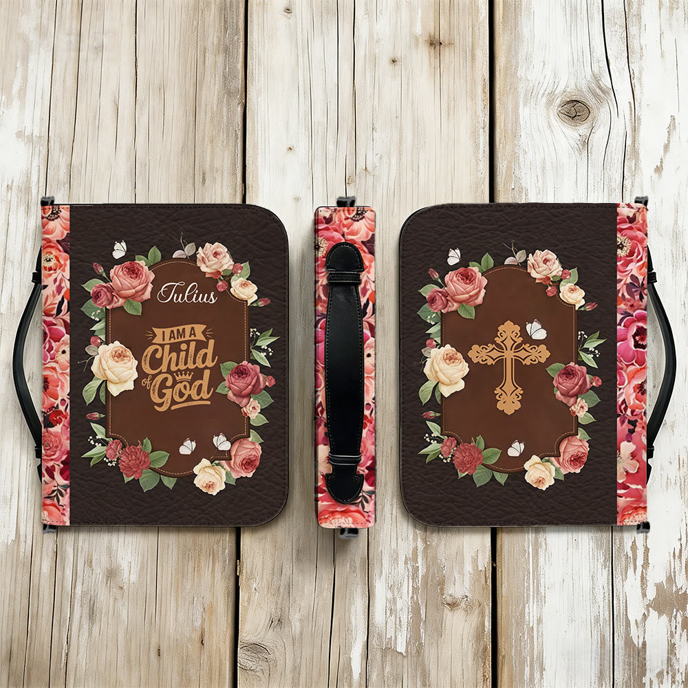 Christianartworkshop I Am a Child of God Cross Bible Cover: Tender Identity for His Word - image 10